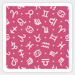 Pattern Set Zodiac Sign Horoscope Astrology Symbol Sticker